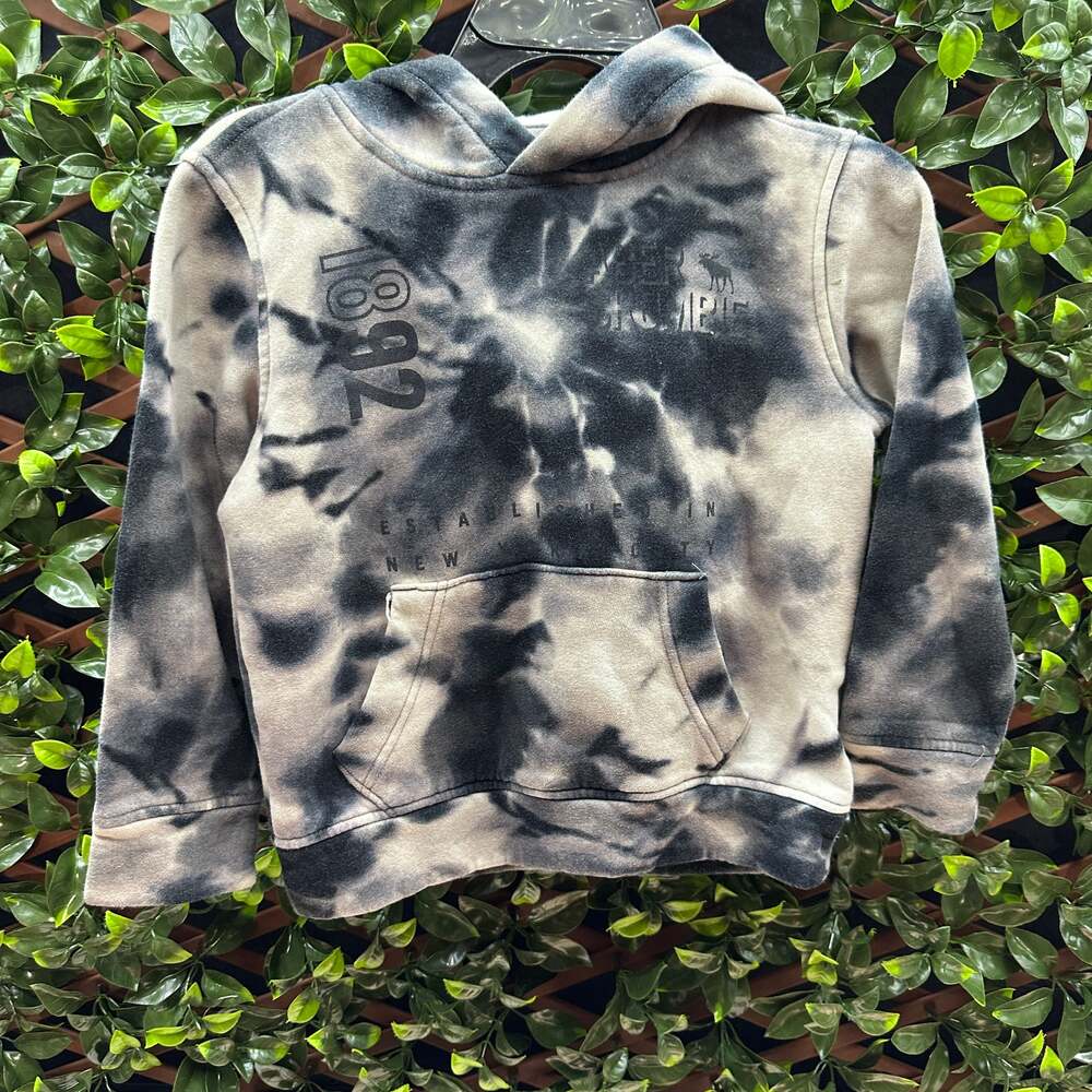 Abercrombie Kids Tie-Dye Pullover Hoodie and Long Sleeve shirt size 5/6